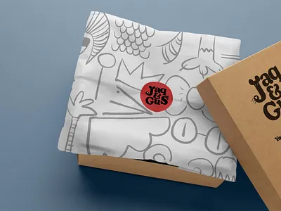 Jaq + Gus- Conceptual work for Shillington Education branding design illustration typography