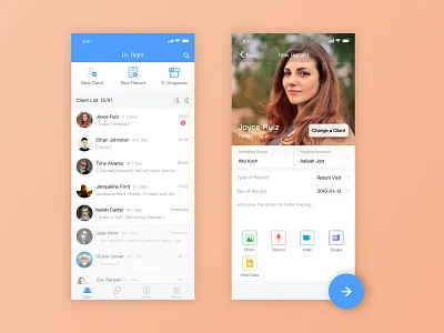 New Medical Record Adding app health medical app record social app