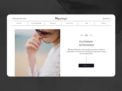 Joyas Miguelángel - Blog Page blog blog design design digital guatemala minimal ui ux web website
