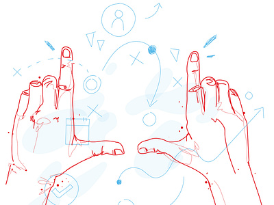 Service Illustrations (part 1) branding chicago hand drawn illustration sketch illustration strategy vector