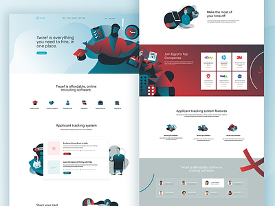 Twzef UI/UX brand branding design interaction platfrom recruitment twzef ui ui ux design ui design uiux ux web web ui website