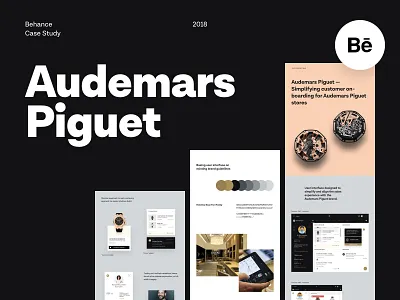 Audemars Piguet - Behance Case Study application audemars piguet behance case study colors dashboard design store typography ui user experience user interface ux watches web web app