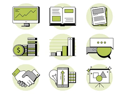 Education and growth. branding business computer economy electric energy forum green icon illustration learning line renewable simple trade