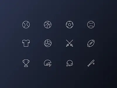 Sport Icon branding design icon illustration logo ui vector