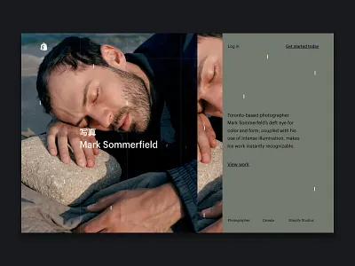 Experiment 19-1 animation art business design figma landing logo page shopify site test typography ui ux web