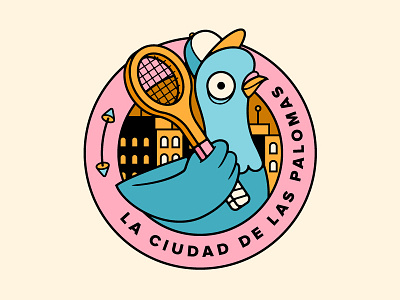 PALOMAS! character illustration illustrator persona pigeon
