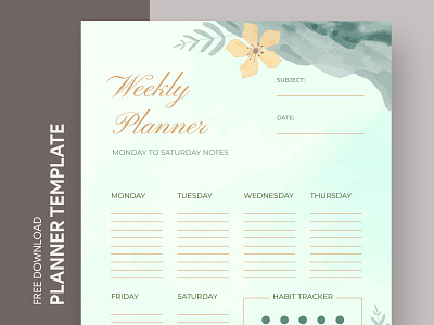 Weekly Goal Planner Free Google Docs Template business corporate doc docs document google ms planner print printing project template templates weekly word