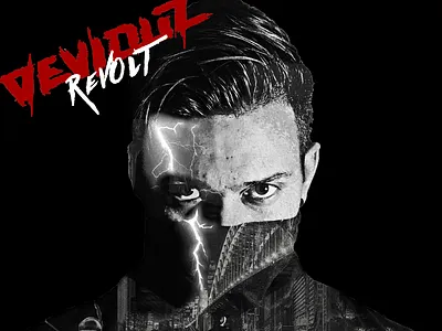 Revolt design hardstyle photoshop rawstyle typography