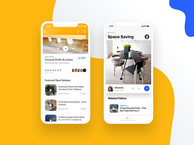 Video player android apple cards cards ui detailcards feed google ios list lists minimal music musicapp playlist search swipe video