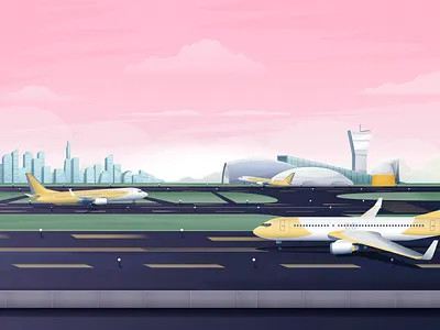 BP Driver Rewards airline airlines airplane airport bp british petroleum cars city diesel driver explainer explainer video gas gasoline illustration petrol plane road