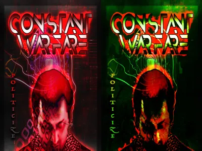 Constant Warefare promo art art branding design illustration justice peace truth war