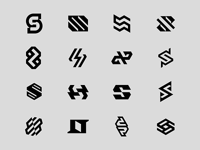 S logo marks brand branding design graphic design logo logo design logos minimal modern s s marks