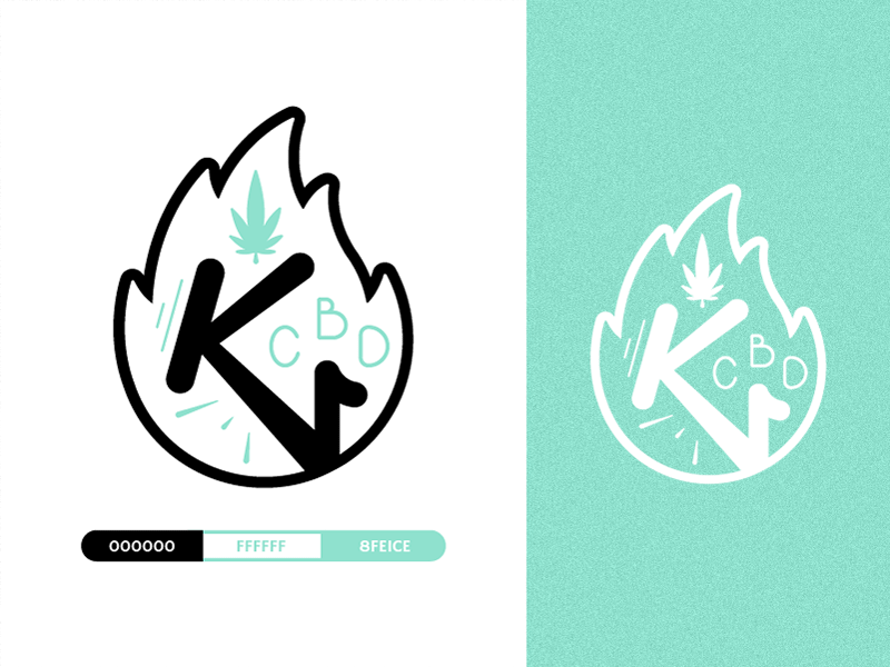King CBD Co. Logo design cbd cbd oil illustration logo logo design logo illustration logo type marijuana type design type illustration