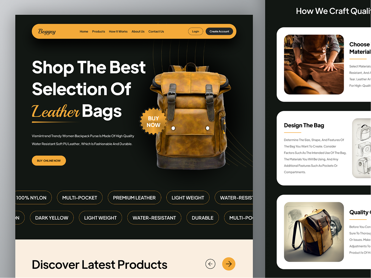 Fashion Website by Nishar Multani on Dribbble