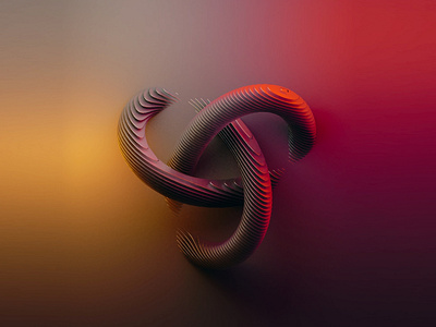 Loops 3d 3d art abstract abstract art artwork blender blender3d color concept design geometic illustration simple