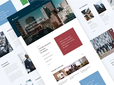 Berkshire Digital Experience - Design Layouts 2019 clean real estate ui ux web webdesign website