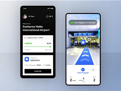 Airport guide airport apps ar baggage design flight guide illustration indonesia ios luggage sketch soekarnohattainternational soetta tiket tiketcom travel ui userinterface ux