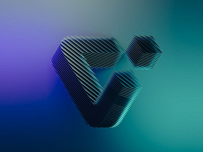 Imposible 3d 3d art abstract abstract art artwork blender blender3d color concept design geometic gradient hot illustration simple