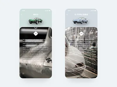 Juguar Classic APP app car classic concept design ui ux
