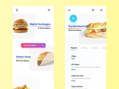 Food Delivery austin austin texas clean delivery delivery app food delivery app groceries grocery ios light minimal mobile mobile app sketch ui ux
