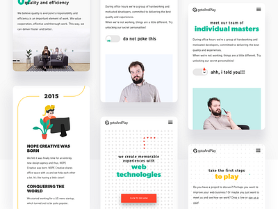 This is play app developers minimal people service ux web web design website