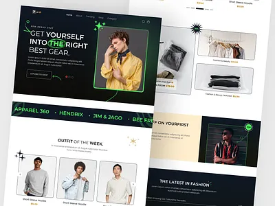Fashion Website Design ahmed tamjid blog landing cloth clothing brand ecommerce fashion fashion landing page fashion store f fashion website home page homepage landing page landing page design landingpage minimalist online store shopping squarespace store uiuxdesign