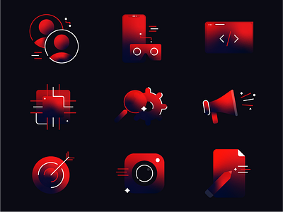 Services icons design icons illustration services set vector