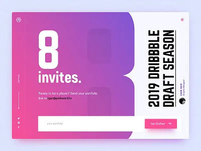 8 Dribbble Invites dribbble dribbble invite landing ui ux web webdesign webpage website