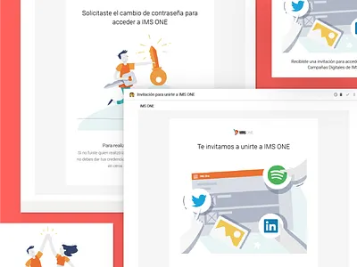 IMS Mailing congrats digital ims mailing marketing pass platforms uidesign ux uxwriting welcome