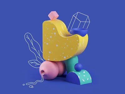 Fauna c4d cinema4d design illustration render