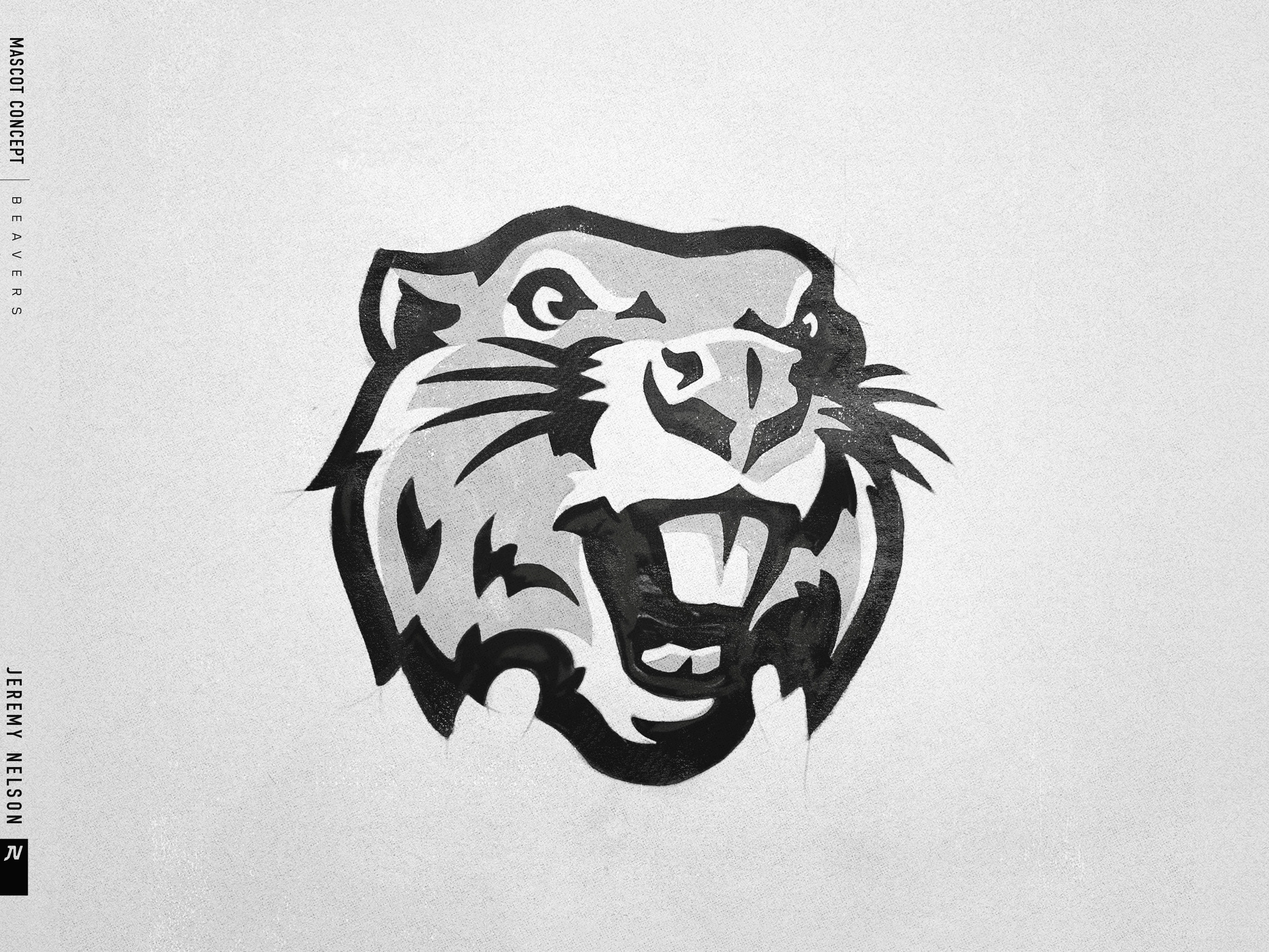 Beavers | Mascot Logo animal animal icon athletics baseball beaver branding football hockey identity lacrosse logo mascot mascot logo pro sports soccer sports branding sports design sports identity sports logo