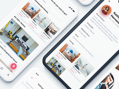 Travel App chat clean illustration mobile profile travel travel app ui ux