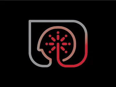 Sparky believe logo non profit silhouette spark