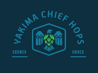 Hop Eagle badge eagle hops logo