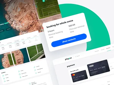 Find and Book admin panel app bank card book app booking calendar facility mobile payment search slider ui ux ux design web app