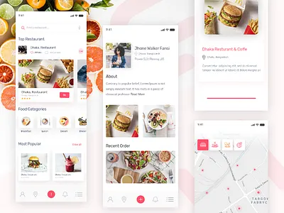 Restaurant App app design best shot burger creative concept creative shot dribbble best shot food app new trends order app restaurant restaurant app typhography