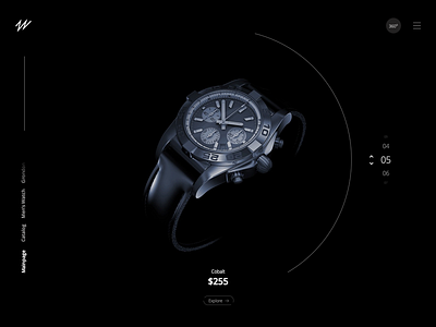 Watch Store Concept - Freebie animation app branding clean design flat free freebie icon illustration kit mockup template ui ux vector watch web website wrist