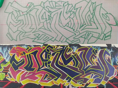 Paper & Piece cape town drawing graffiti graffiti art mace