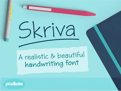 Skriva handwriting font font handwriting handwritten lettering type typography