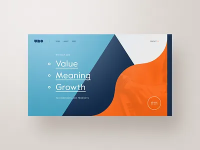 UNO bootstrap clean layout minimal portfolio profile simple template typography web design webdesign website