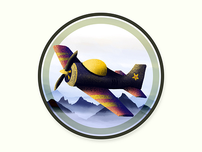 Fly like a hero doodle icon identity illustration logo vector