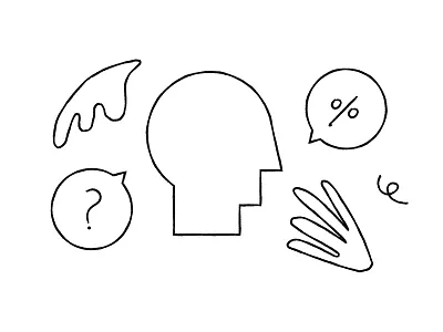 initial sketch one illustration lines sketch