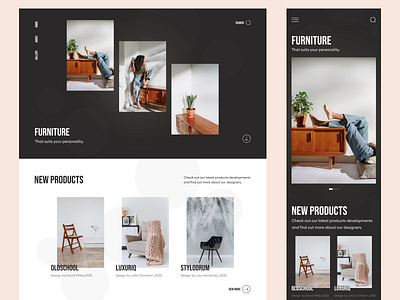 TableTop - A Furniture Design Store architecture clean concept design furniture furniture design home decor interior interior design landing page minimalist modern ui ui design ux website