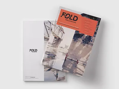 Fold - moleskine branding design editorial illustration issue magazine magazine design moleskine typography