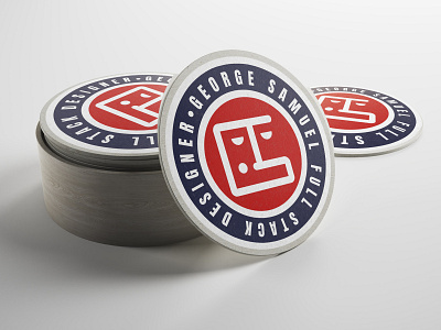 Logo coaster coasters george samuel illustration logo