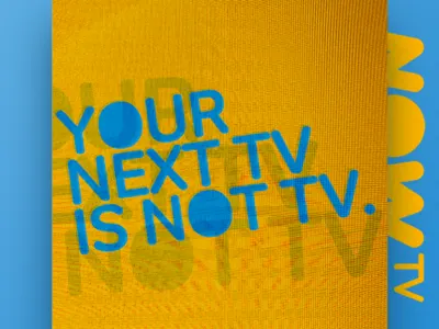 Print NowTv adv billboard color design post production poster print