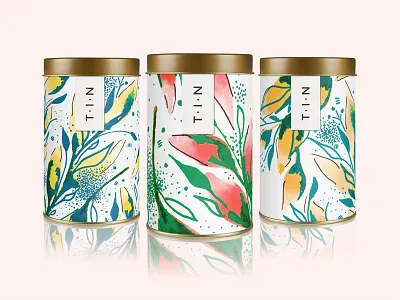Painterly Packaging branding floral illustration illustration packaging packagingdesign watercolor watercolor florals watercolor packaging