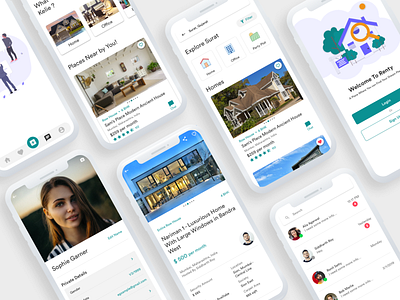 Rental App app design app designer mobile app design rental app ui uidesign user experience user interface ux ux design ux ui