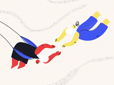 Trust 2d abstract adobe art direction character character design flat graphic design illustration trust