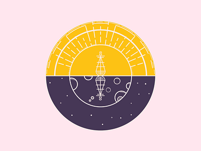 Buoy coaster artoftheday buoy coasters day design digital art dribbble illustration illustrator inspiration line moho night simple sticker sticker mule vector